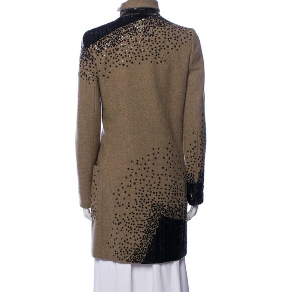 Etro Milano Wool Coat With Sequin Detail . Made in Italy. IT 42 - Picture 3 of 8